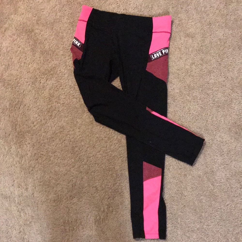 Blacks and pink PINK leggings
